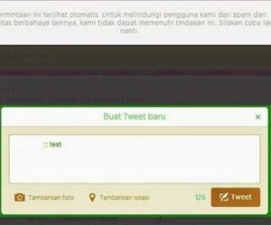 akun twitter diblokir
