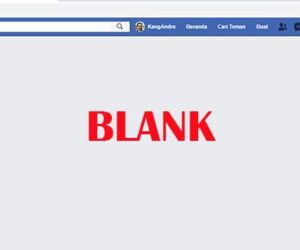 Akses Facebook Via PC blank