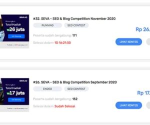 Kontes ke 3 SEVA Tempat Mobil Online