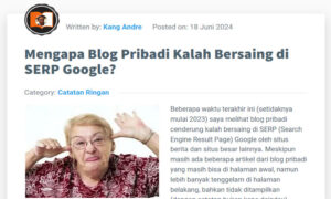 blog pribadi